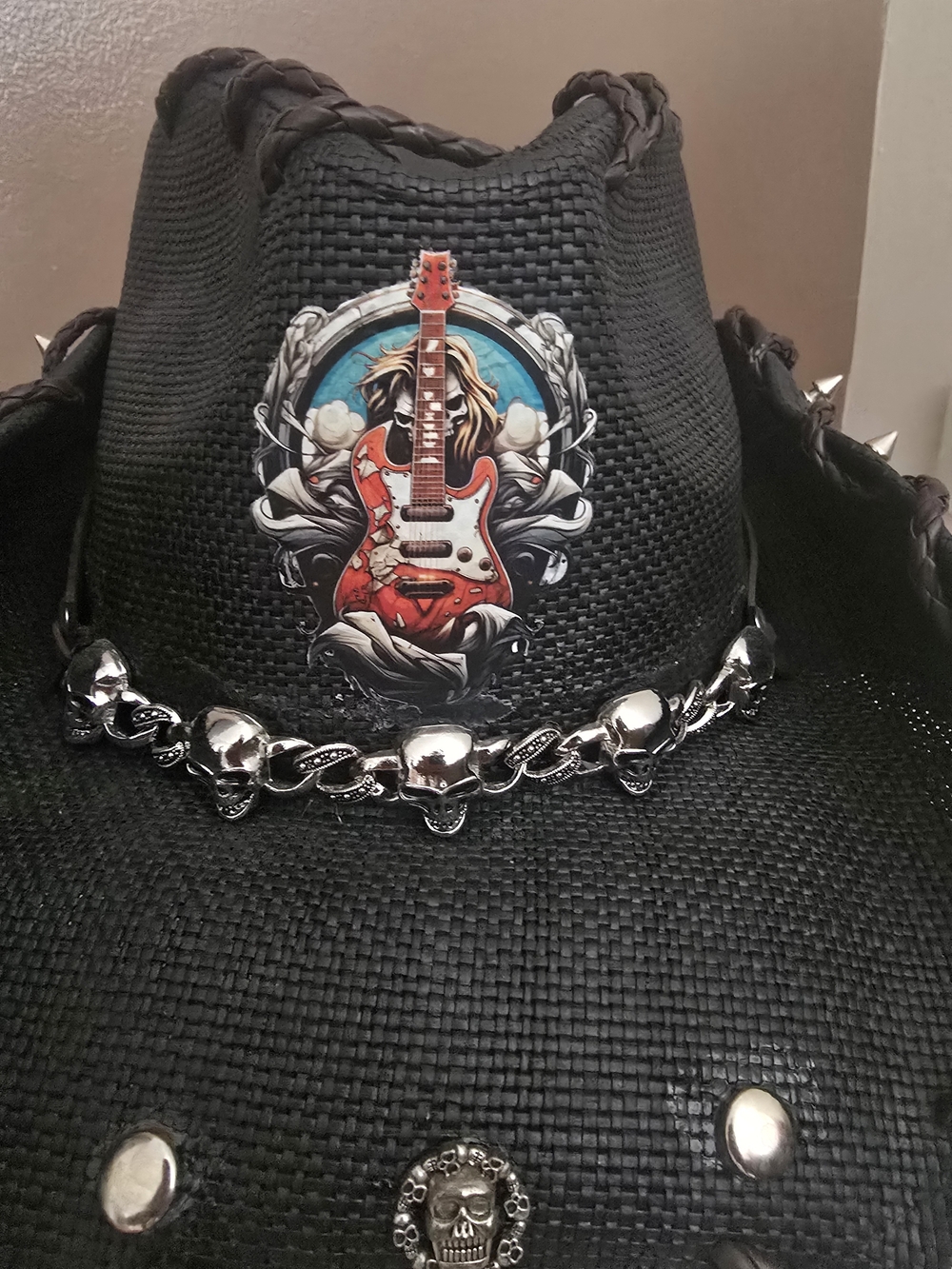Rocker Studded Cowboy Hat. Brand New! - Picture 2 of 13